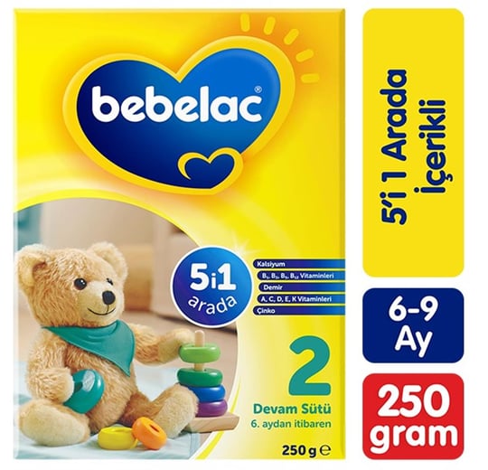 Bebelac 2 Devam Sütü 250 gr 6-9 Ay
