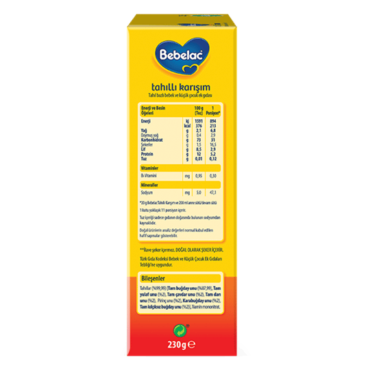 Bebelac Tahıllı Karışım 230 Gr Kaşık Maması