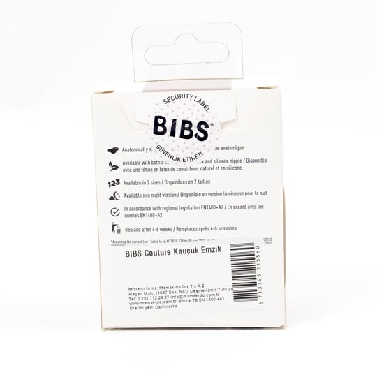 Bibs Couture Kauçuk Emzik Meadow 0-6 Ay 1410276