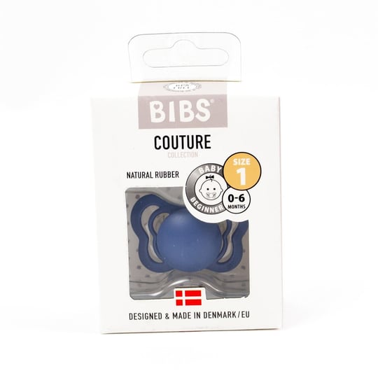 Bibs Couture Kauçuk Emzik Steel Blue 0-6 Ay 1410280