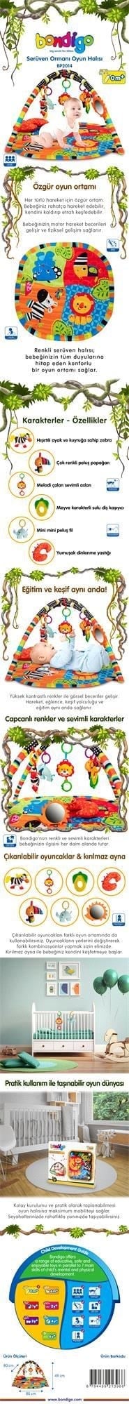Bondigo Serüven Ormanı Oyun Halısı BP2014
