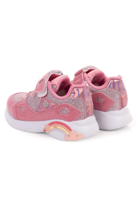 Buckhead Kız Çocuk Diana Işıklı Spor Ayakkabı Pink BUCK4348 
