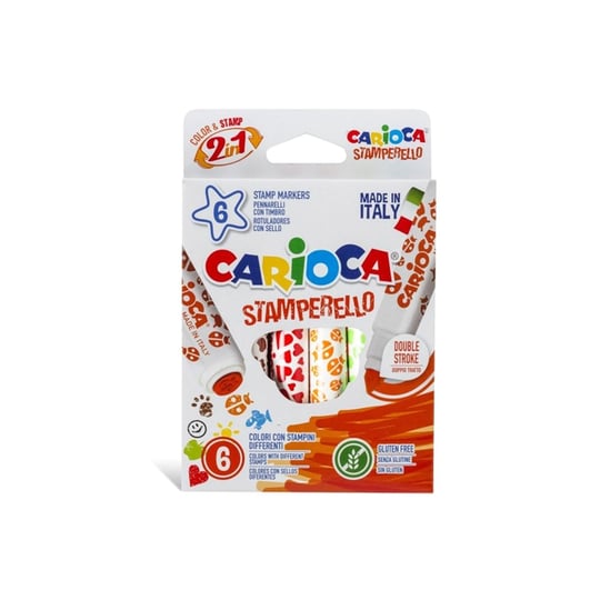 Carioca 6'lı Stamperello Keçeli Boya Kalemi 42279