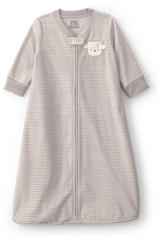 Carter's Bebek Fermuarlı Polar Uyku Tulumu Gri 1W142010