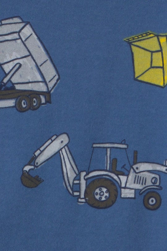 Carter's Erkek Bebek 4'lü Baskılı Pijama Takımı Mavi 1W130110