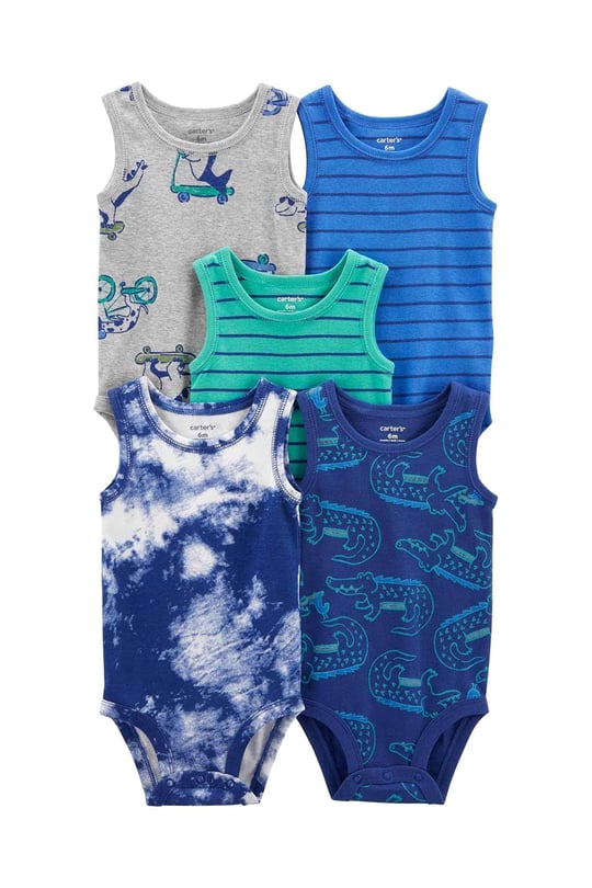 Carter's Erkek Bebek 5'li Çıtçıtlı Body Çok Renkli 1P184210
