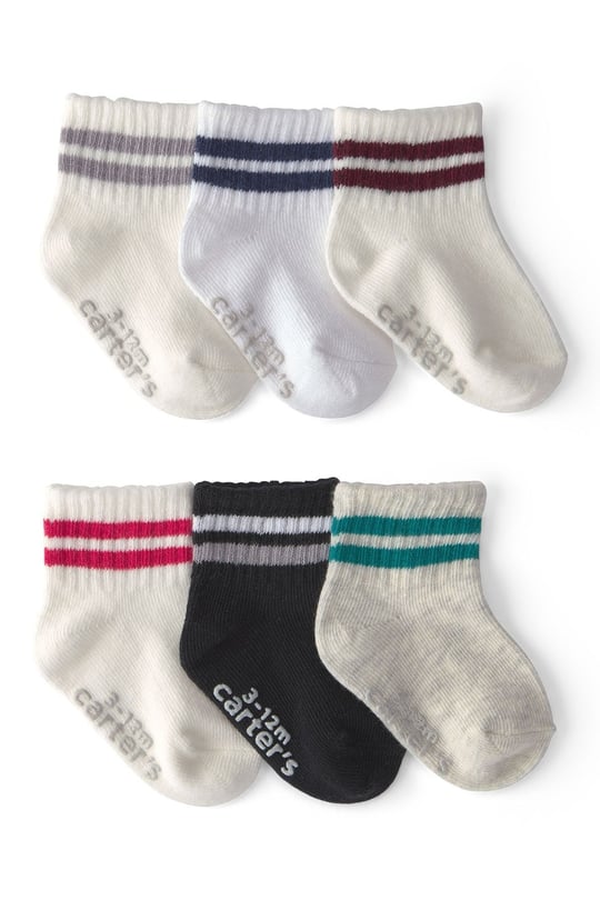 Carter's Erkek Bebek  6'lı Çorap Renkli 1V995310