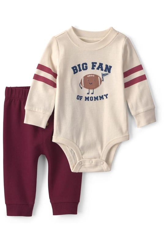 Carter's Erkek Bebek Baskılı Body Alt Takım Bordo 1W096710