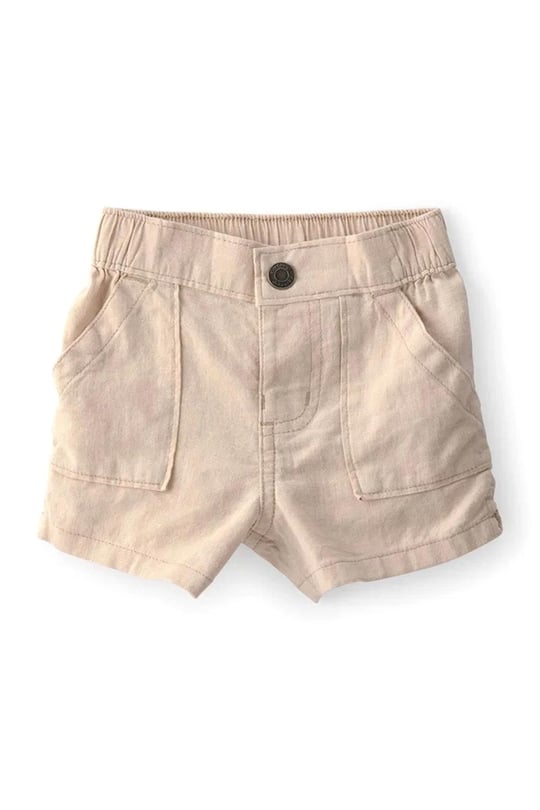 Carter's Erkek Bebek Gömlek Şort Takım Bej 1U638510