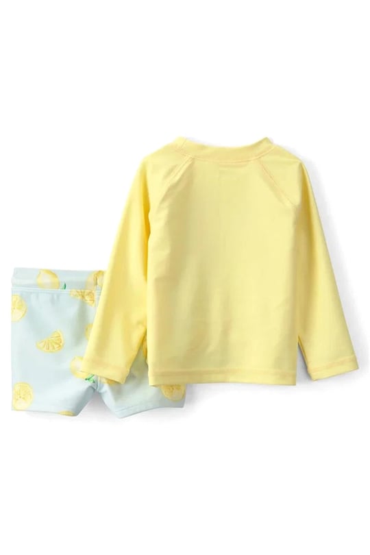 Carter's Erkek Bebek Güneş Koruyucu Mayo Set Sarı 1U654110
