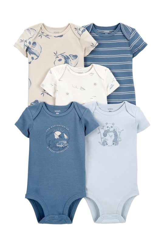 Carter's Erkek Bebek Kısa Kollu 5'li Body Set 1P566310