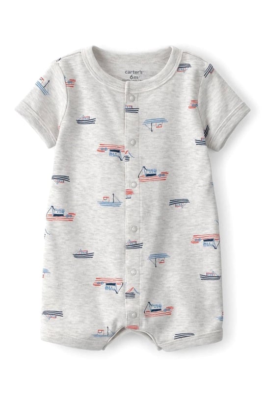 Carter's Erkek Bebek Kısa Tulum Gri 1U583010