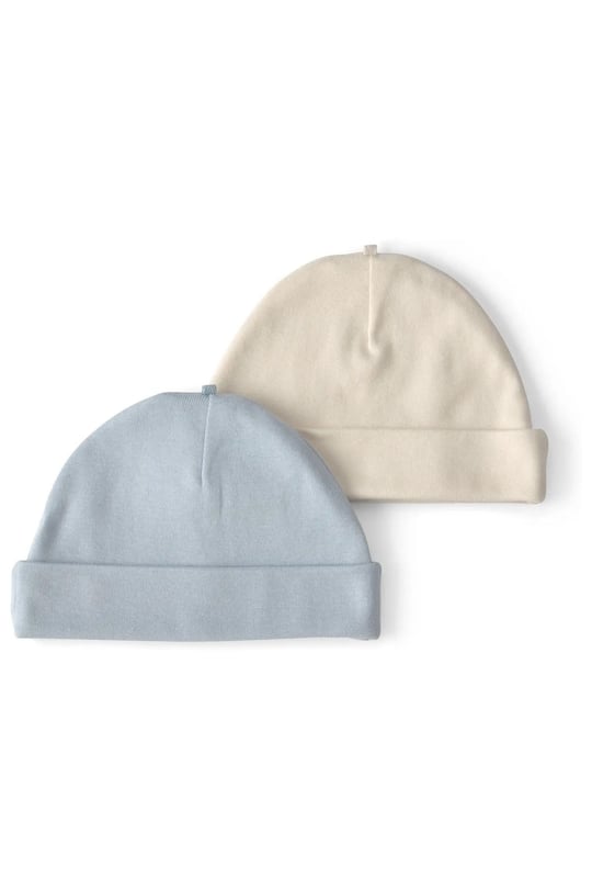Carter's Erkek Bebek Layette 2'li Şapka Set Mavi 1V394910