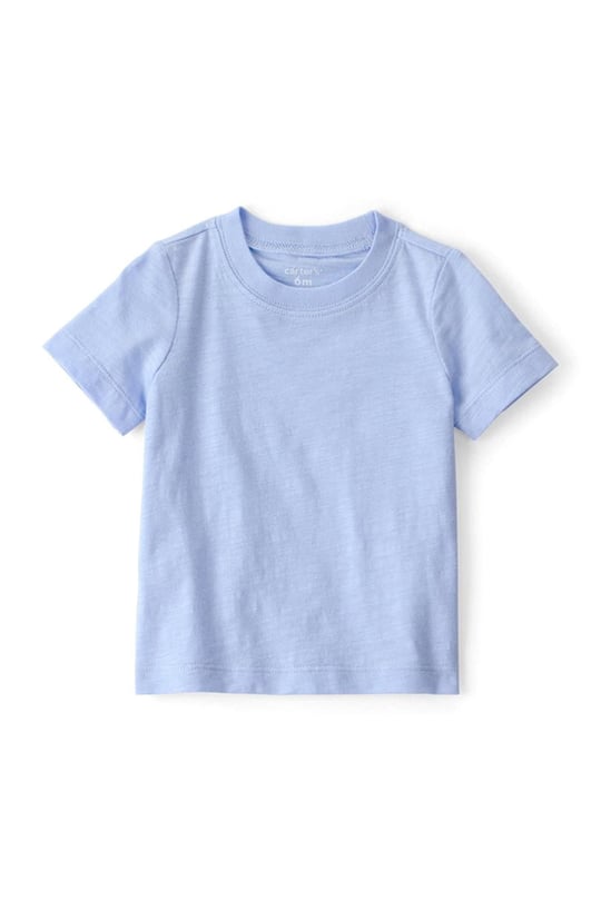 Carter's Erkek Bebek Layette Salopet Tişört Takım Mavi 1U609110