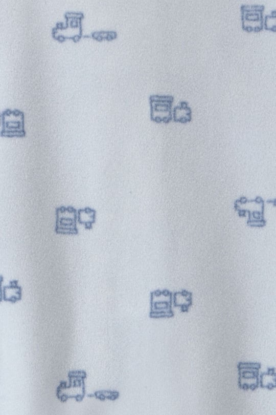 Carter's Erkek Bebek Polar Fermuarlı Patikli Tulum Mavi 1W112410