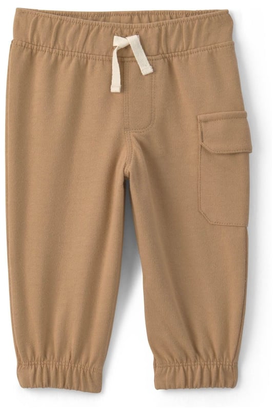 Carter's Erkek Bebek Polo Yaka Uzun Kol Body Pantolon Takım Bej 1W096810
