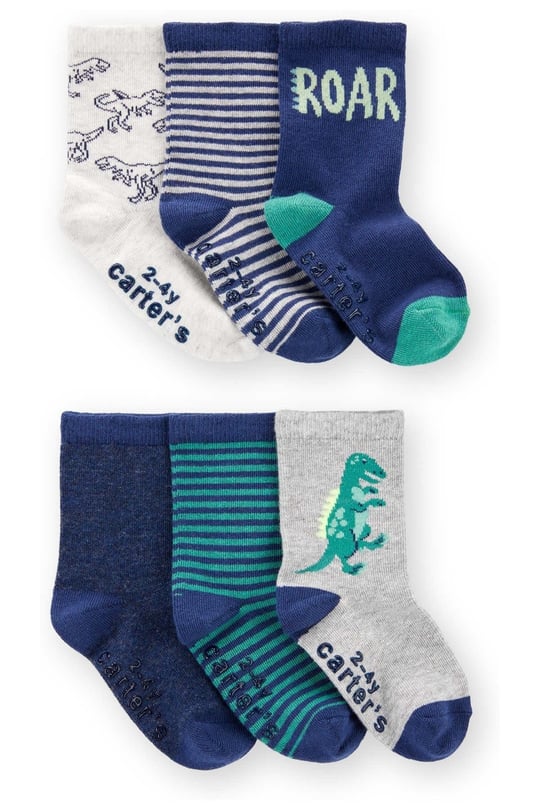 Carter's Erkek Çocuk 6'lı Çorap Renkli 2T744910