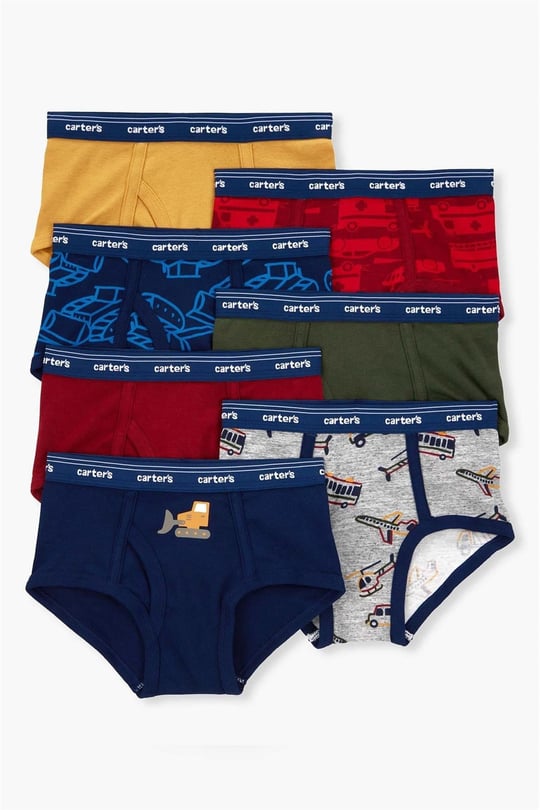 Carter's Erkek Çocuk Desenli 7'li Külot Set Renkli 3T734110
