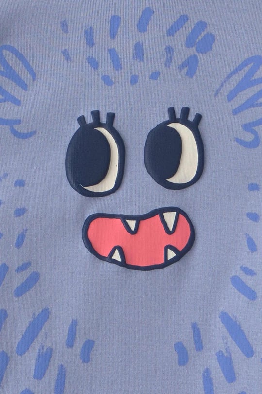 Carter's Kız Bebek 4'lü Baskılı Pijama Takımı Mavi 1W129510