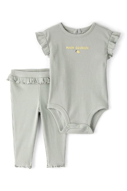 Carter's Kız Bebek Body Pantolon Takım Yeşil 1U269710