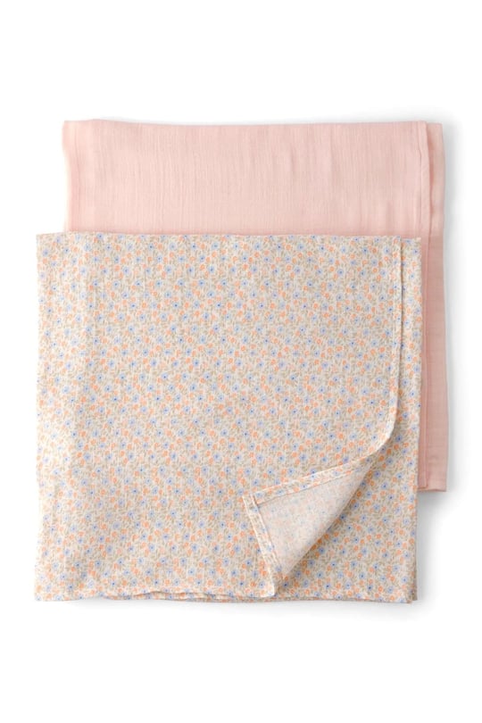Carter's Kız Bebek Çiçekli 2'li Battaniye Seti Pembe 9U690210