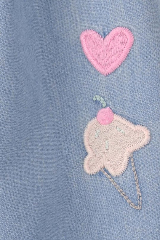 Carter's Kız Bebek Denim Tulum Mavi 1U542610