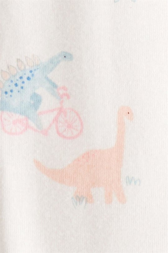 Carter's Kız Bebek Desenli Uyku Tulumu Ekru 1T544110