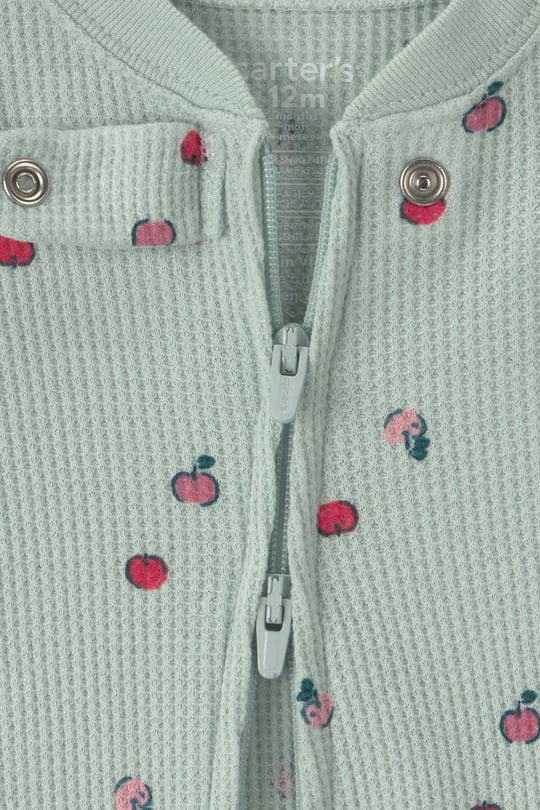 Carter's Kız Bebek Fermuarlı Patikli Tulum Yeşil 1W136510