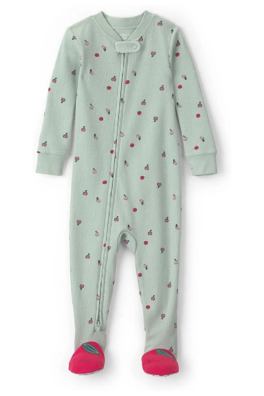 Carter's Kız Bebek Fermuarlı Patikli Tulum Yeşil 1W136510