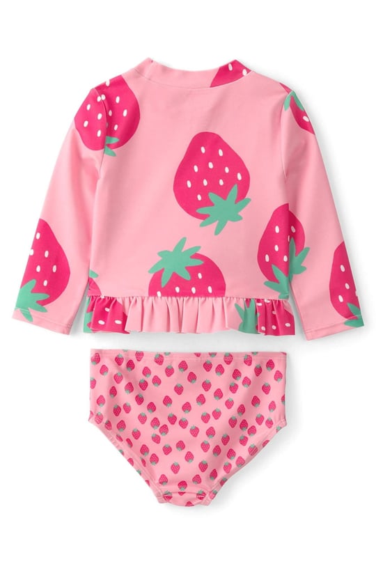 Carter's Kız Bebek Güneş Koruyucu 2'li Mayo Takım Pembe 1U650010