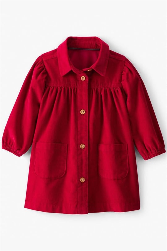 Carter's Kız Bebek Kadife Elbise Kırmızı 1T900710