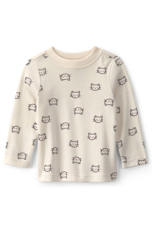 Carter's Kız Bebek Kadife Uzun Kollu Tişört Salopet Takım Pembe 1W081910