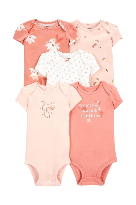 Carter's Kız Bebek Kısa Kollu 5'li Body Set 1P565710