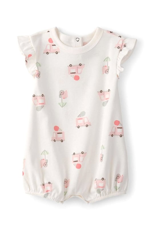 Carter's Kız Bebek Kısa Tulum Ekru 1U566510