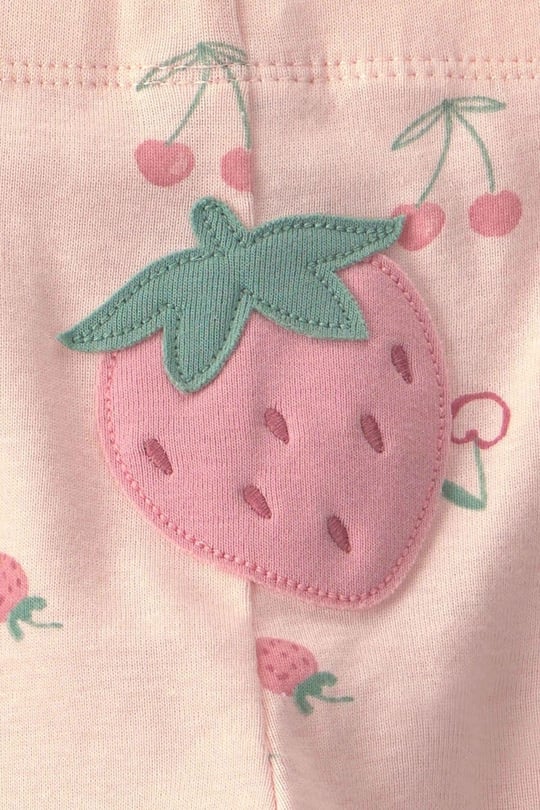 Carter's Kız Bebek Layette 3'lü Body Alt Takım Pudra 1V253610