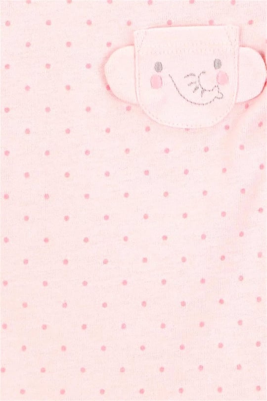 Carter's Kız Bebek Layette 5'li Kısa Kollu Zıbın Set Renkli 1T010410