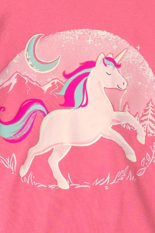 Carter's Kız Çocuk 4'lü Baskılı Pijama Takımı Pembe 3W133310