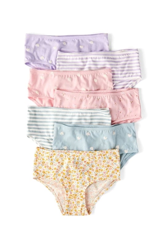Carter's Kız Çocuk 7'li Külot Set Renkli 2T731010
