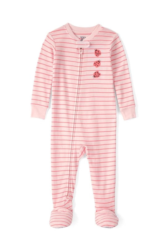 Carter's Kız Çocuk Çizgili Patikli Uyku Tulumu Pembe 2U660210