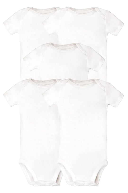 Carter's Layette Bebek Kısa Kol 5'li Body Set Beyaz 1L930510