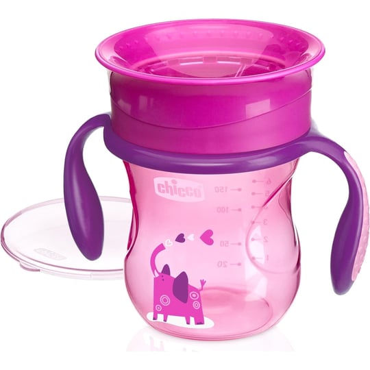 Chicco 360° Dönen Bardak 12+ Ay Kız Pembe 69511