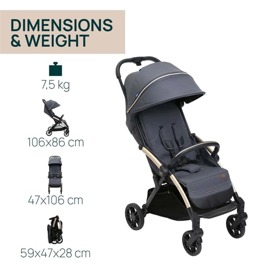 Chicco Goody XPlus Bebek Arabası Dark Shadow