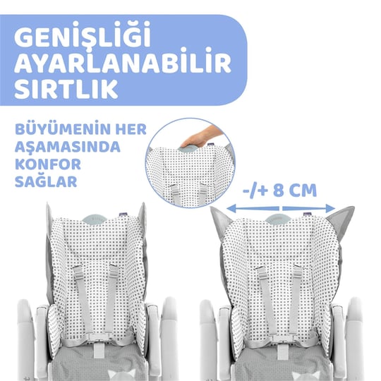 Chicco Polly 2 Start Mama Sandalyesi Dots