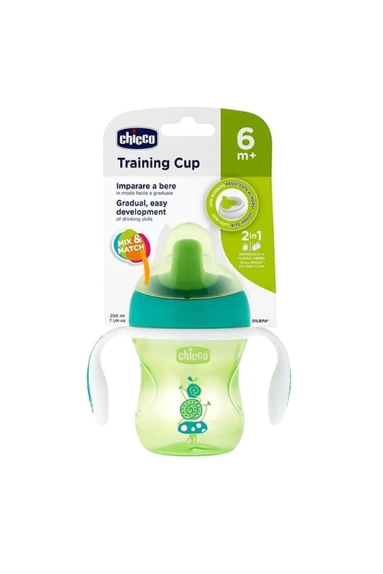 Chicco Yarı Yumuşak Uçlu Bardak 6+ Erkek Yeşil 69212