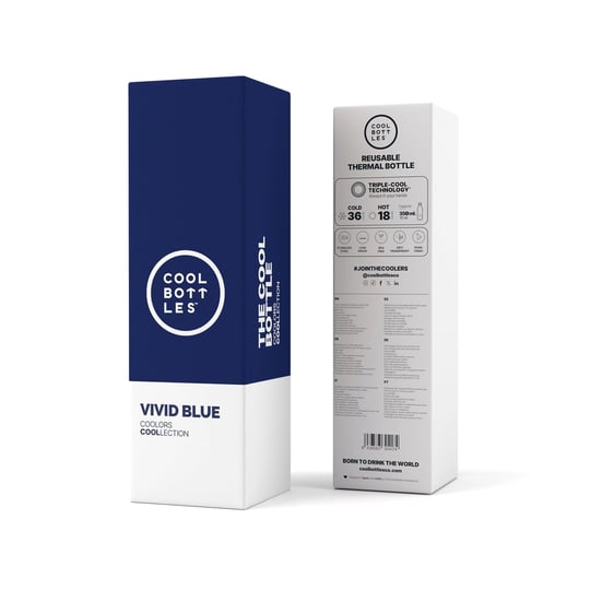 Cool Bottles The Bolttle Vivid Blue Termos Matara 350 ML