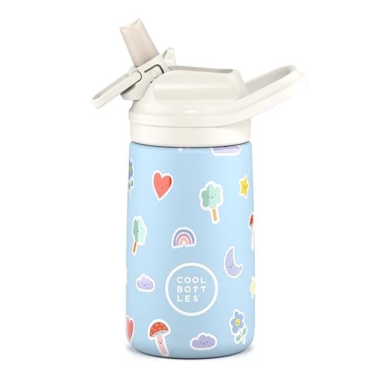 Cool Bottles The Kiddie Bottle Rainbow Clouds Pipetli Termos Suluk 350 ML