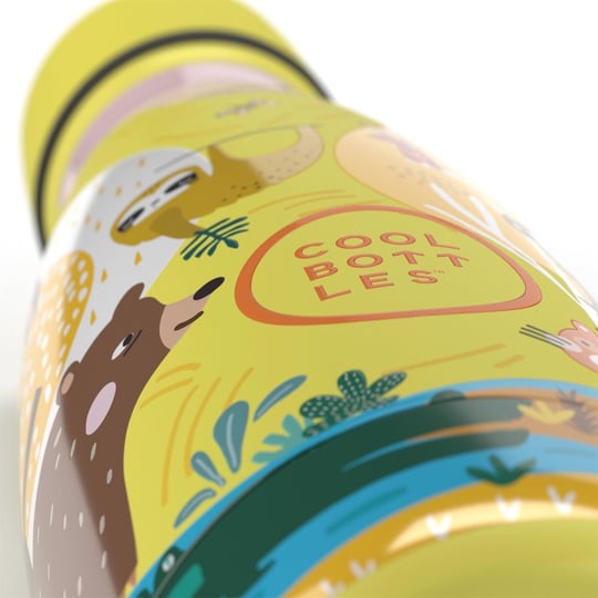 Cool Bottles The Kids Bottle Jungle Park Pipetli Termos Suluk 260 ML