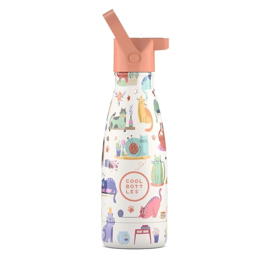 Cool Bottles The Kids Bottle Kitty Club Pipetli Termos Suluk 260 ML