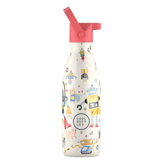 Cool Bottles The Kids Bottle Messy Robots Pipetli Termos Suluk 350 ML