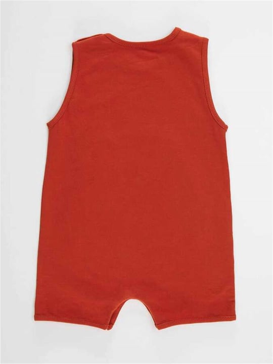 Denokids Erkek Bebek Minik Kaplan Pamuklu Yazlık Tulum CFF-23Y2-013